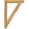 Ekena Millwork Traditional Arts & Crafts Rough Sawn Bracket, Western Red Cedar, 4"W x 28"D x 40"H BKT04X28X40TRA03RWR - alternate 2